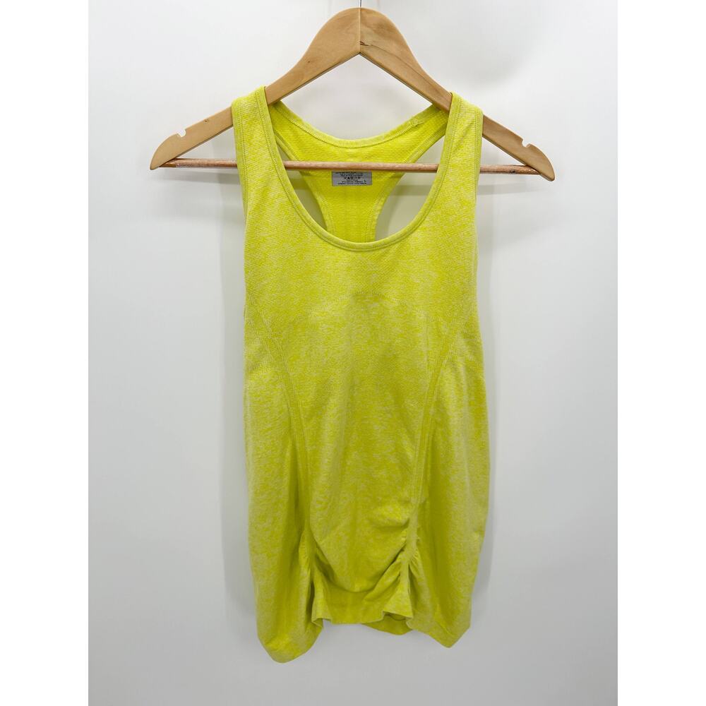 Athleta‎ Fastest Track Yellow Racerback Active Tank Top Womens Size Large 643266